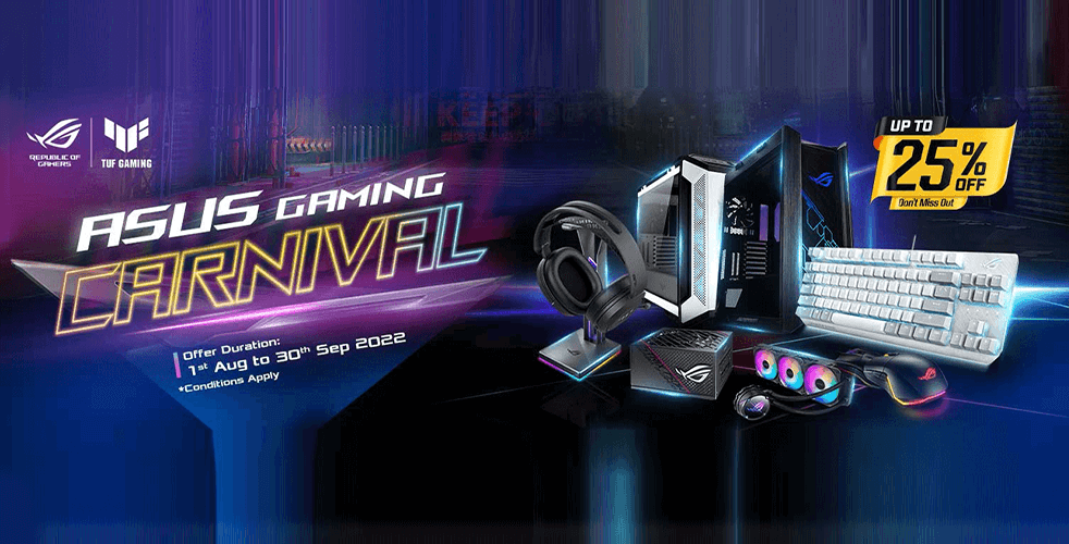 Asus 25% off Slider